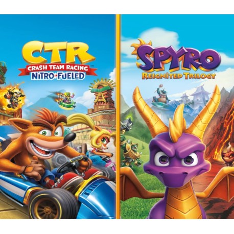 Crash Team Racing Nitro-Fueled + Spyro Game Bundle PS4 Account