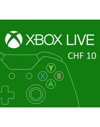 XBOX Live 10 CHF Prepaid Card CH