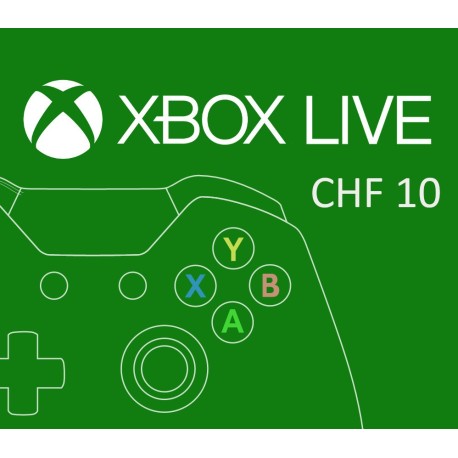 XBOX Live 10 CHF Prepaid Card CH