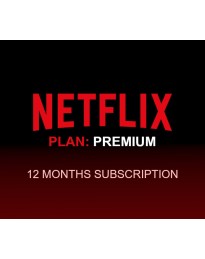 Netflix - 12 Months Premium Plan Subscription Account