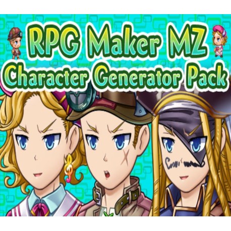RPG MAKER MZ - Character Generator Pack DLC PC Steam CD Key