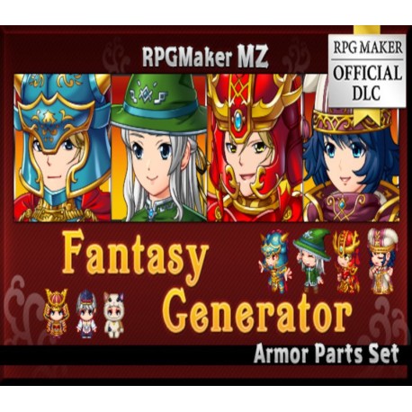 RPG MAKER MZ - Fantasy Generator - Armor Parts Set DLC PC Steam CD Key