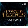 League of Legends 1240 RP Prepaid Card EU