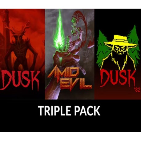 DUSK & AMID EVIL & DUSK '82 Ultimate Edition Triple Pack Bundle PC Steam CD Key