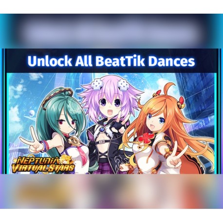 Neptunia Virtual Stars - Unlock All BeatTik Dances DLC PC Steam CD Key