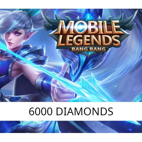 Mobile Legends 100 USD - 6000 Diamonds US Key