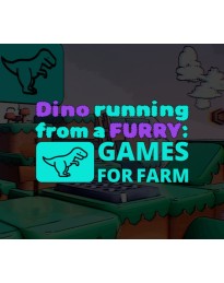 Dino running from a FURRY: GAMESFORFARM PC Steam CD Key