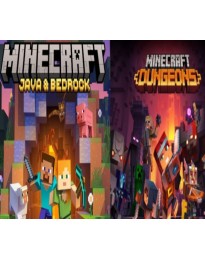 Minecraft: Java & Bedrock Edition + Minecraft Dungeons for PC Windows Account