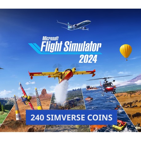 Microsoft Flight Simulator 2024 - 240 Simverse Coins DLC Xbox Series X|S / PC CD Key