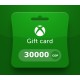 XBOX Live COP 30000 Prepaid Card CO