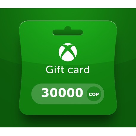 XBOX Live COP 30000 Prepaid Card CO