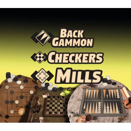 Backgammon + Checkers + Mills PC Steam CD Key
