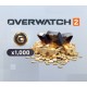 Overwatch 2 - 1000 Coins DLC PC Battle.net Altergift