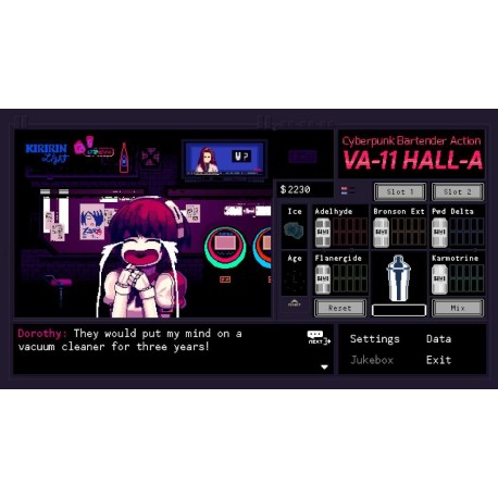 VA-11 Hall-A: Cyberpunk Bartender Action Steam CD Key