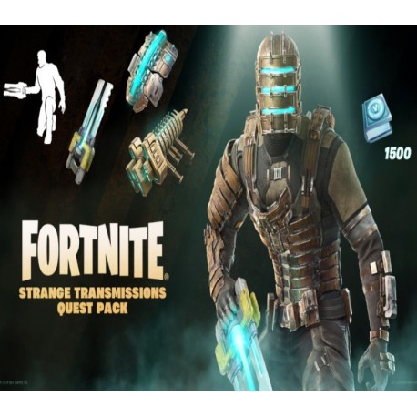 Fortnite - Strange Transmissions Quest Pack + 1,500 V-Bucks Challenge DLC US XBOX One / Xbox Series X|S CD Key