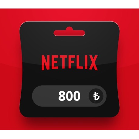 Netflix TRY 800 Gift Card TR
