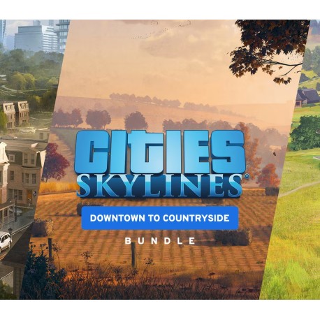 Cities: Skylines - Downtown to Countryside Bundle DLC RoW PC Steam CD Key