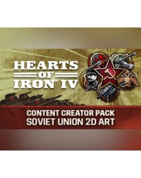 Hearts of Iron IV - Content Creator Pack - Soviet Union 2D Art DLC PC Steam CD Key