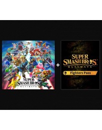 Super Smash Bros. Ultimate + Fighters Pass DLC NA Nintendo Switch CD Key