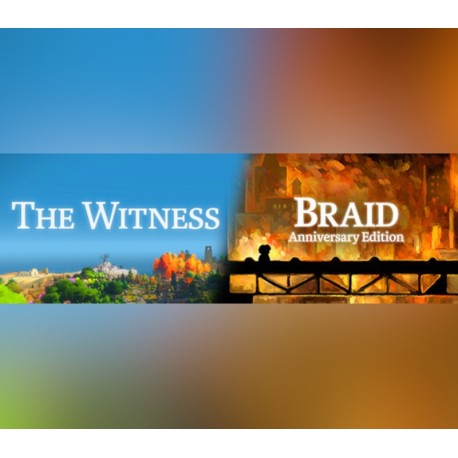 Braid Anniversary Edition + The Witness Bundle PC Steam CD Key