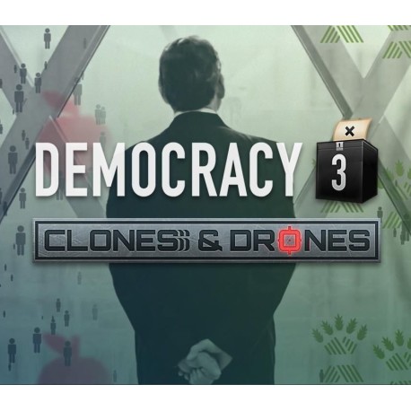 Democracy 3 - Clones and Drones DLC PC Steam CD Key