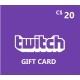 Twitch CAD 20 Gift Card CA