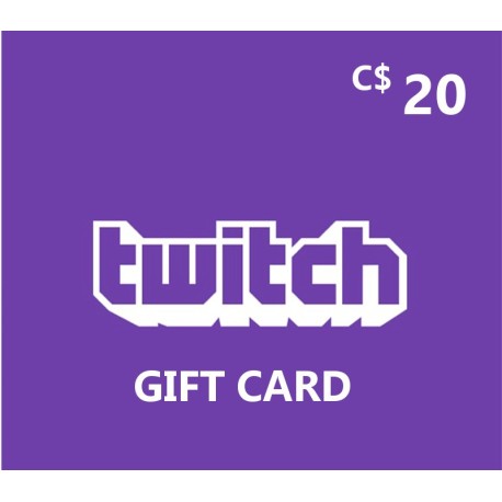 Twitch CAD 20 Gift Card CA