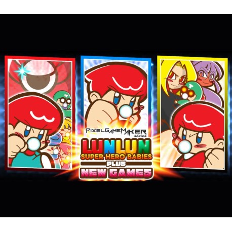 Pixel Game Maker Series LUNLUN SUPER HERO BABIES PLUS NEWGAMES PC Steam CD Key
