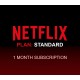 Netflix - 1 month Standard Plan Subscription ACCOUNT