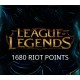 League of Legends 1680 RP Prepaid Card AU