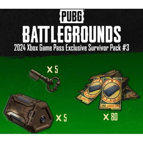 PUBG Battlegrounds - 2024 Exclusive Survivor Pack 3 DLC XBOX One / Xbox Series X|S CD Key