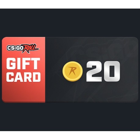CSGORoll 20 Coins Gift Card