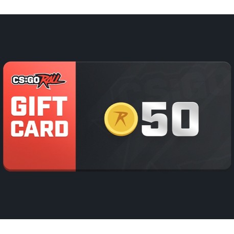 CSGORoll 50 Coins Gift Card