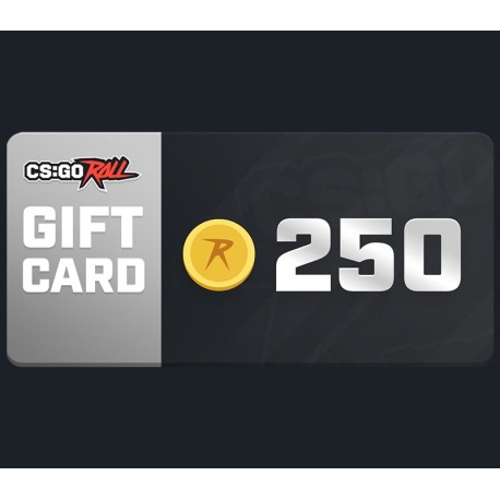 CSGORoll 250 Coins Gift Card