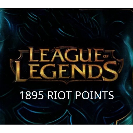 League of Legends 1895 RP Prepaid Card EU