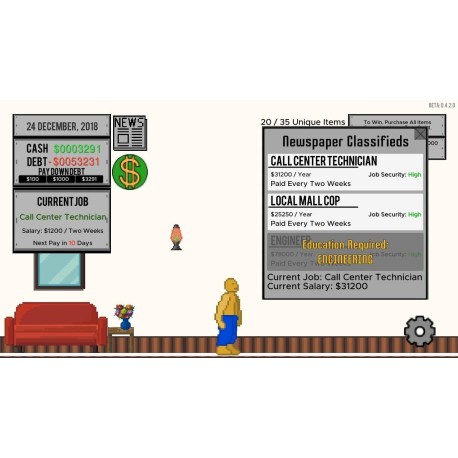 Life and Debt: A Real Life Simulator Steam CD Key