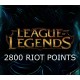 League of Legends 2800 RP Prepaid Card EU