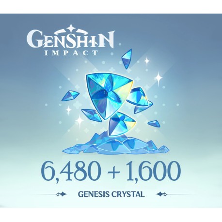 Genshin Impact - 6,480 + 1,600 Genesis Crystals redeemcodeonline.com Voucher