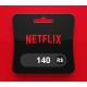 Netflix BRL 140 Gift Card BR