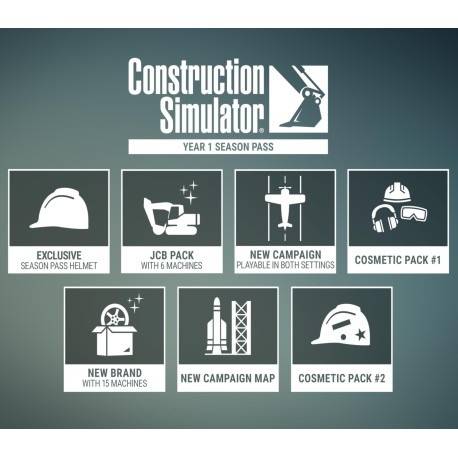 Construction Simulator - Year 1 Season Pass DLC EU PC Steam CD Key