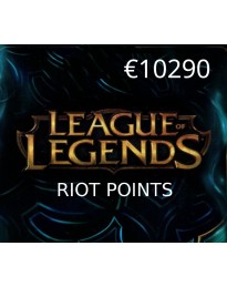 League of Legends 10290 RP Prepaid Card EU