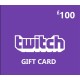 Twitch GBP 100 Gift Card UK