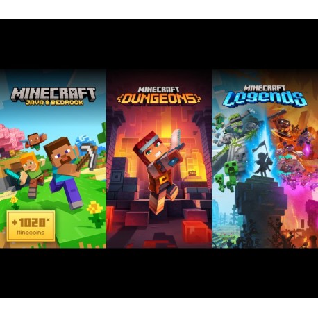 Minecraft Triple Bundle US XBOX One / Xbox Series X|S CD Key
