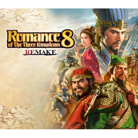 Romance of the Three Kingdoms 8 Remake + Destiny and Strategy Expansion Pack DLC PC Steam CD Key