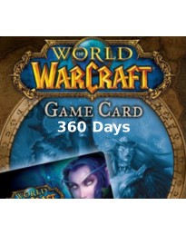World of Warcraft 360 DAYS Pre-Paid Time Card EU