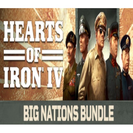 Hearts of Iron IV: Big Nations Bundle PC Steam CD Key