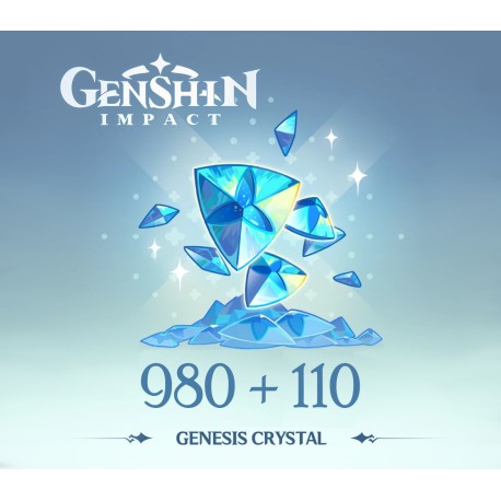 Genshin Impact - 980 + 110 Genesis Crystals Hank Games Voucher