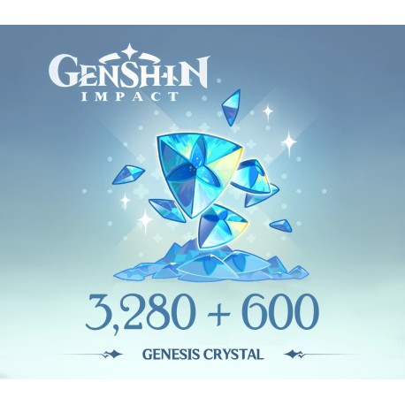 Genshin Impact - 3,280 + 600 Genesis Crystals Hank Games Voucher