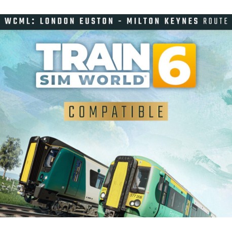 Train Sim World 6 - West Coast Main Line: London Euston - Milton Keynes Route Add-On DLC EU XBOX One / Xbox Series X|S / PC CD