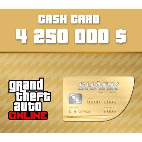 Grand Theft Auto Online - 4,250,000 The Whale Shark Cash Card Xbox Series X|S CD Key